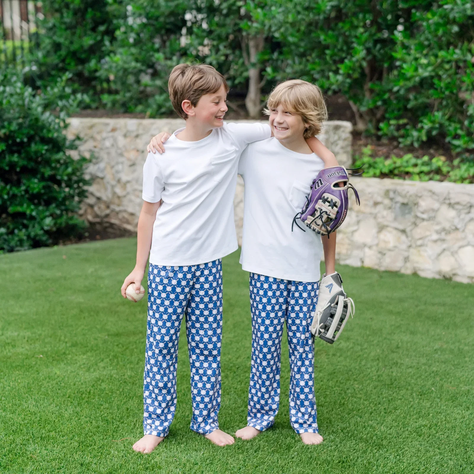 Lila & Hayes Beckett Boys' Hangout Pant - Up at Bat Baseball - Image 3