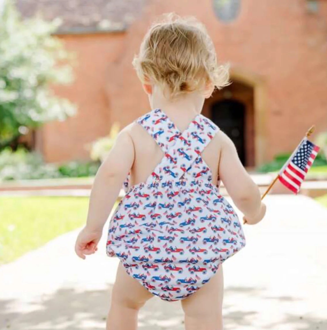 Lila & Hayes Benton Boys' Bubble - Patriotic Jeeps - Image 3
