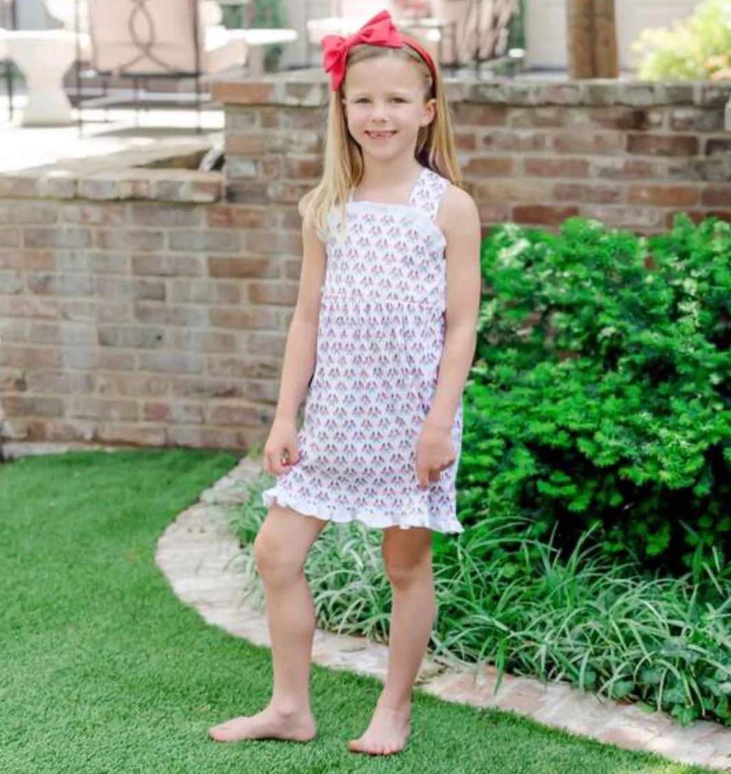Lila & Hayes Eden Girls' - Stars, Stripes and Bows - Image 2