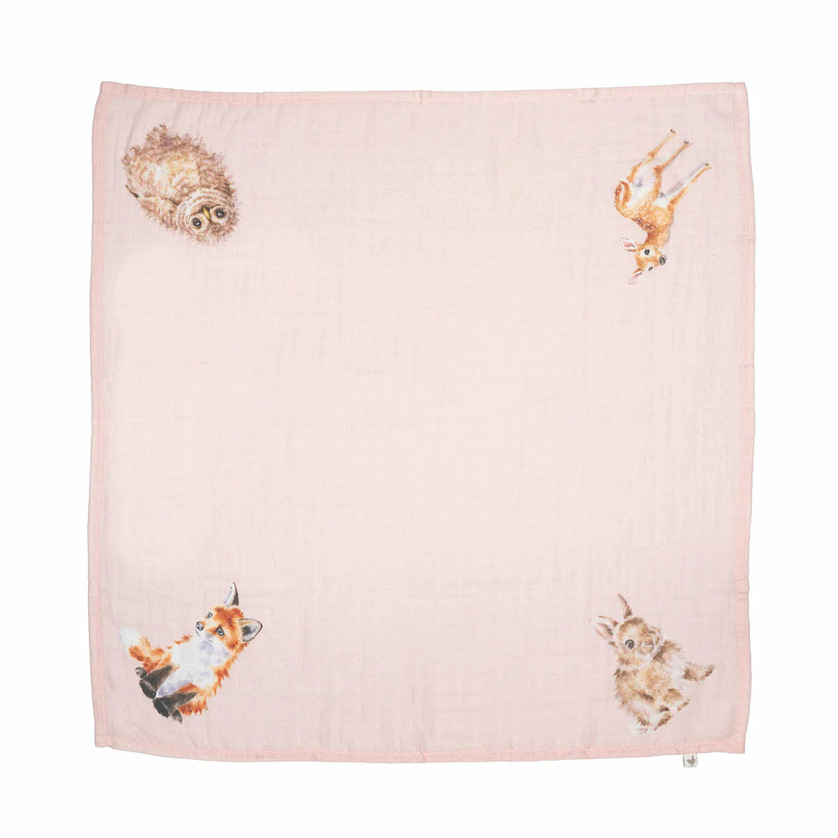 'LITTLE FOREST' WOODLAND ANIMAL MUSLIN GIFT SET - Image 5