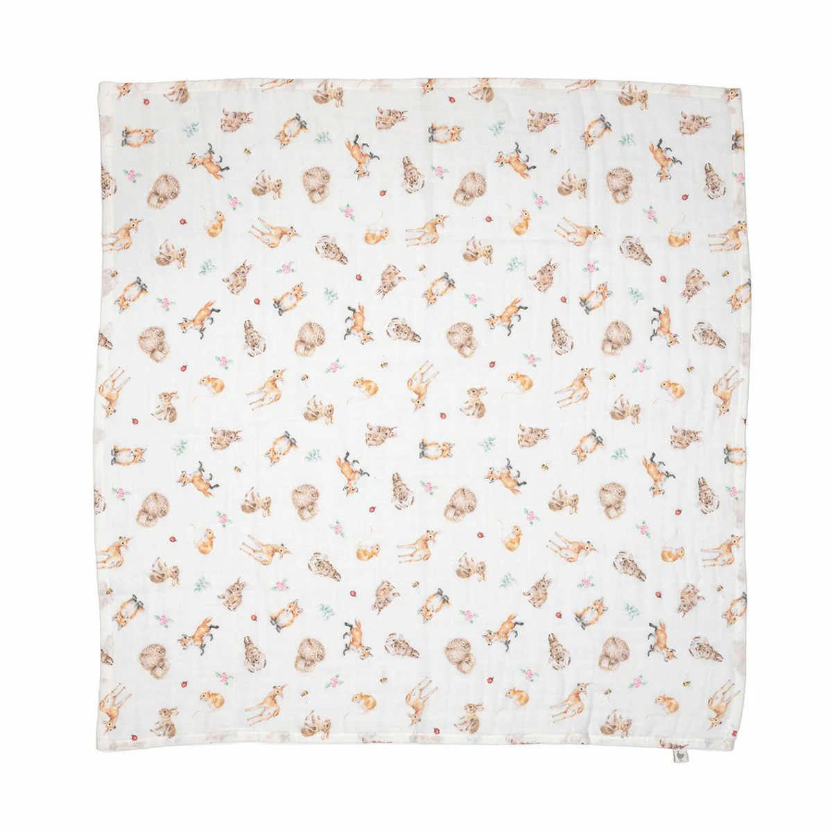 'LITTLE FOREST' WOODLAND ANIMAL MUSLIN GIFT SET - Image 6