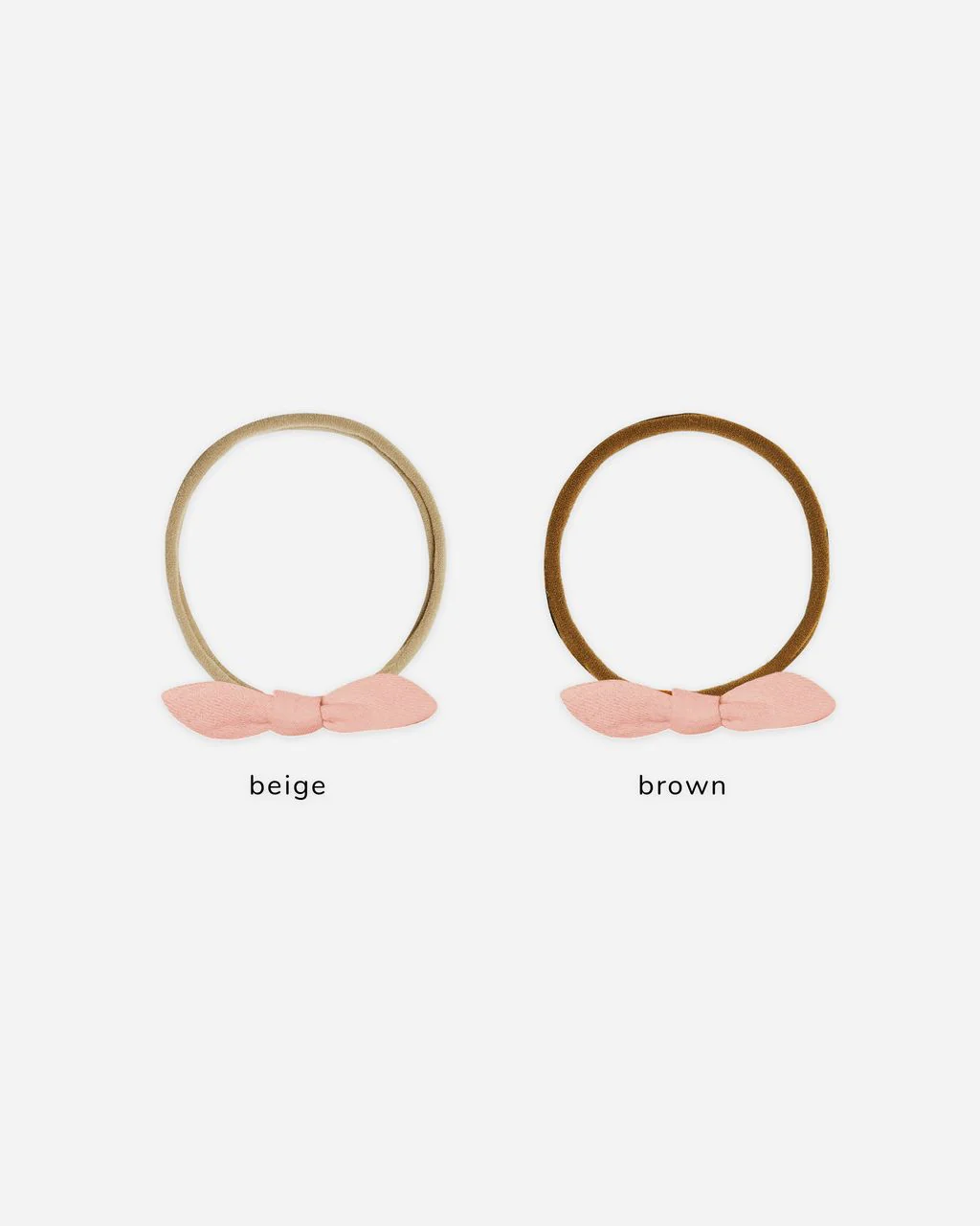 Quincy Mae Little Knot Headband || Melon Beige - Image 2
