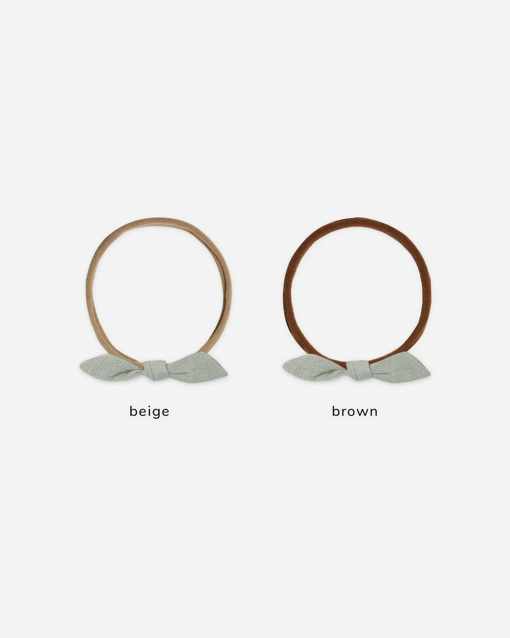 Quincy Mae Little Knot Headband || Sage BEIGE - Image 2