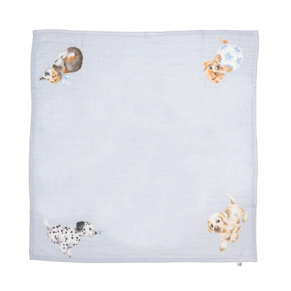 'LITTLE PAWS' DOG MUSLIN GIFT SET - Image 4