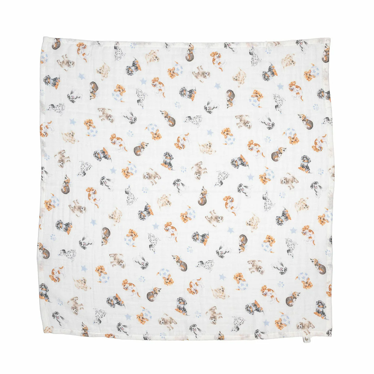 'LITTLE PAWS' DOG MUSLIN GIFT SET - Image 5