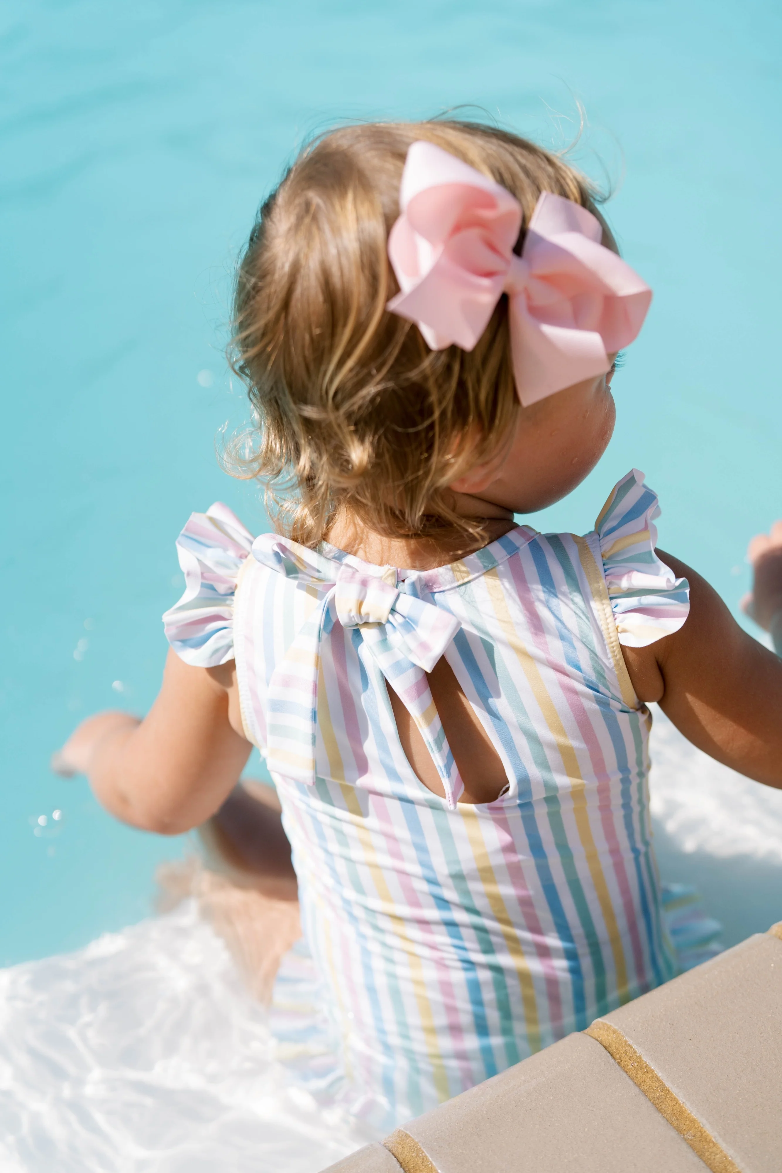 Lullaby Set- LOTTIE SWIMSUI- SORBET STRIPES - Image 3