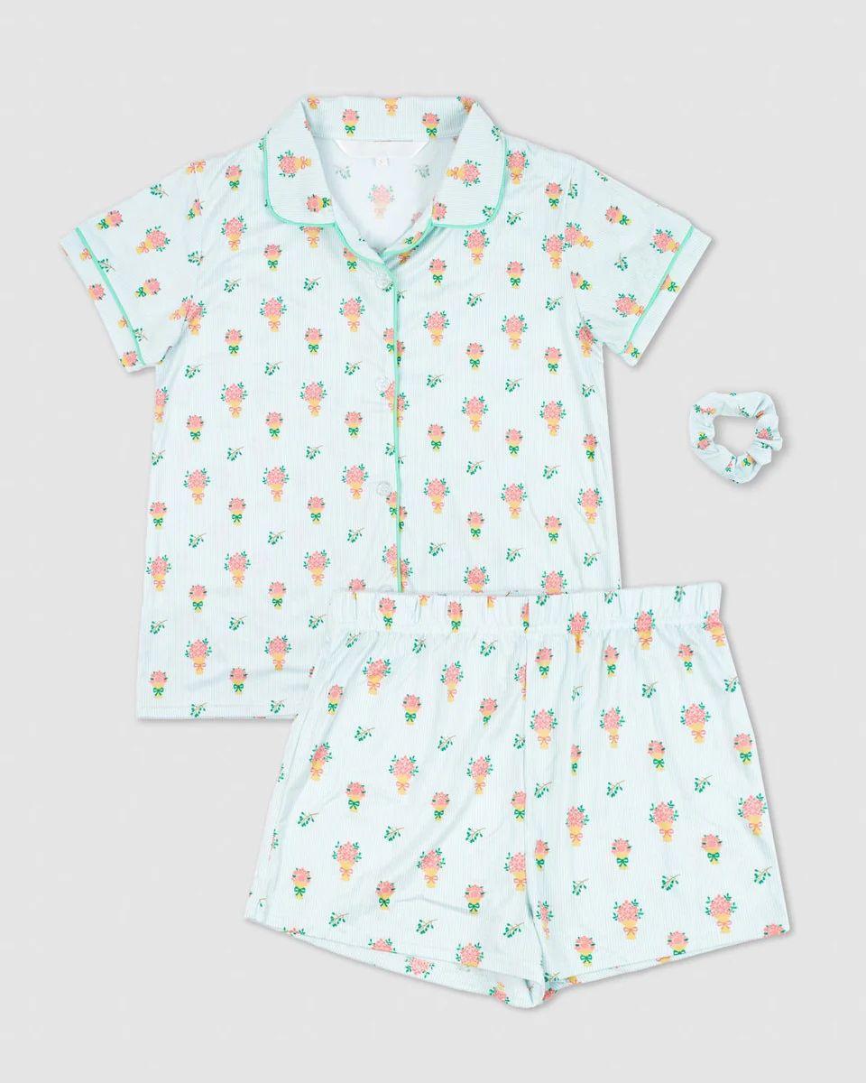 Royal Standard Love Blooms Here Long Sleeve Pajamas - Image 3