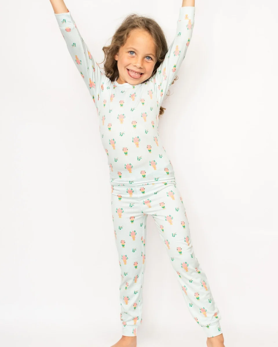 Royal Standard Love Blooms Here Long Sleeve Pajamas - Image 4
