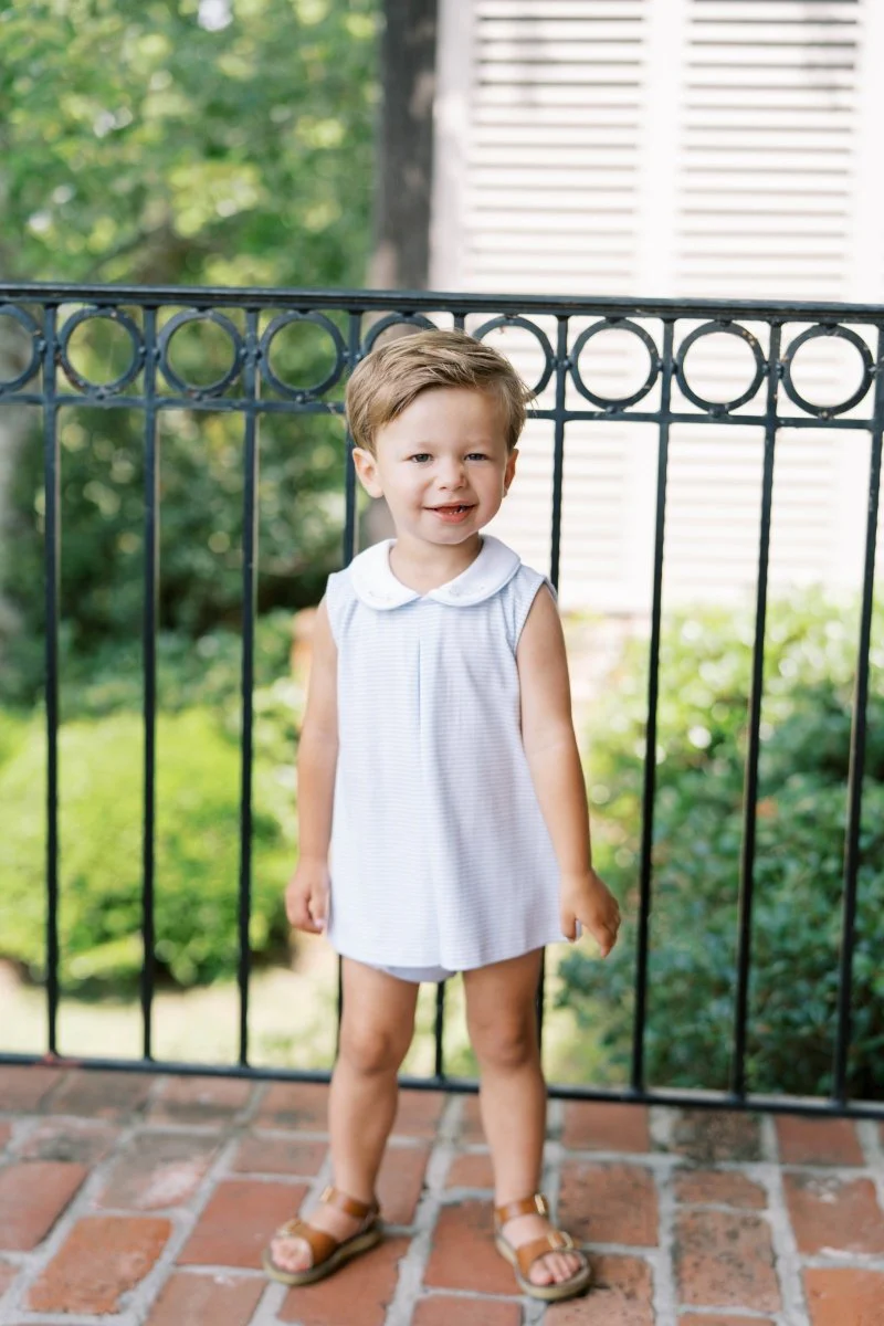 Lullaby Set - Collier Diaper Set Palmer Blue Pima, Caterpillar - Image 3