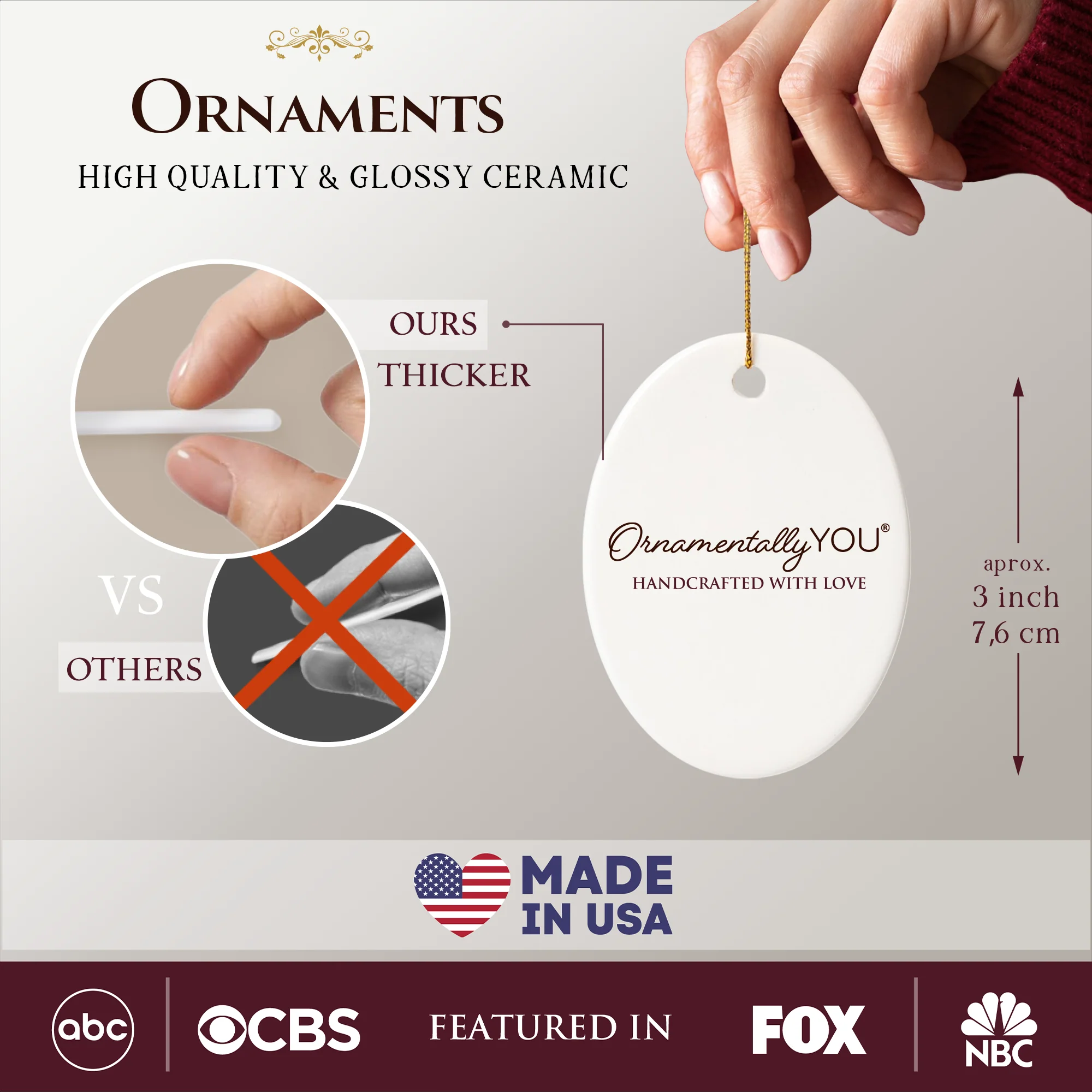 Ornamentally You MAGADonald's Trump Ornament, Unique Political Humor Gift - Image 3