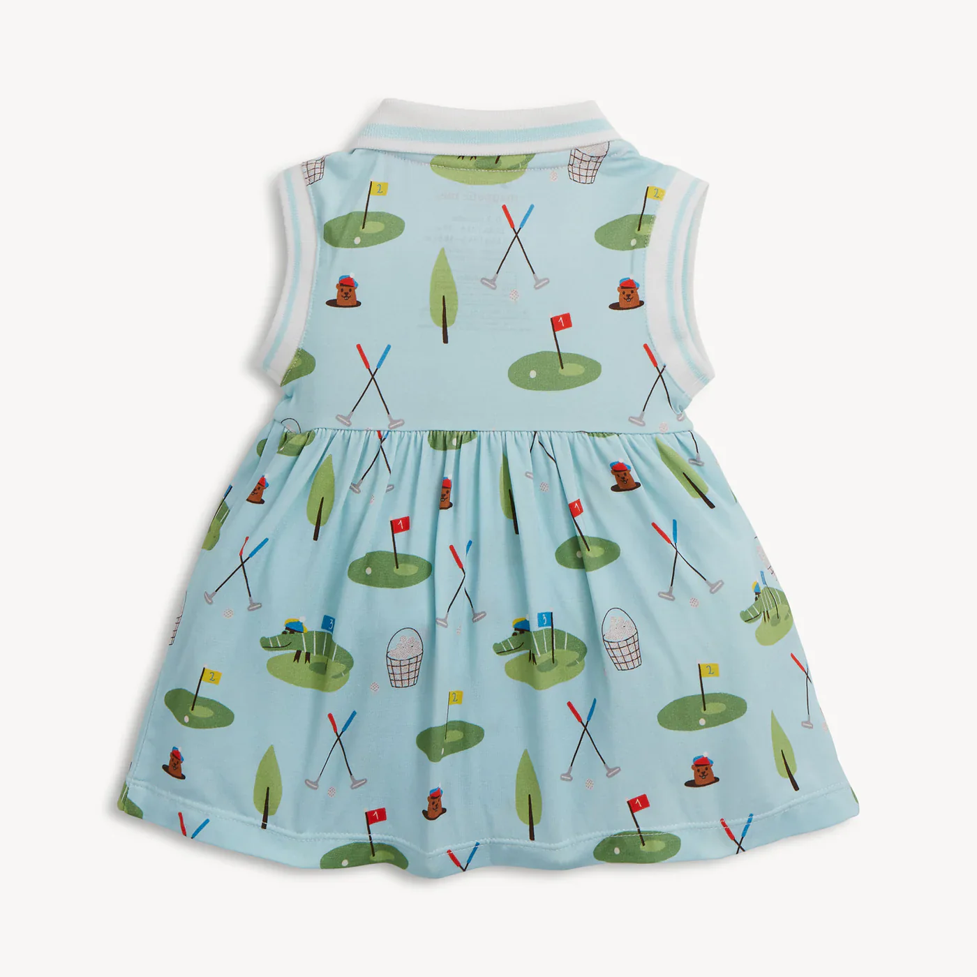 Magnetic Me Gopher It Modal Magnetic Bodysuit Polo Dress - Image 4