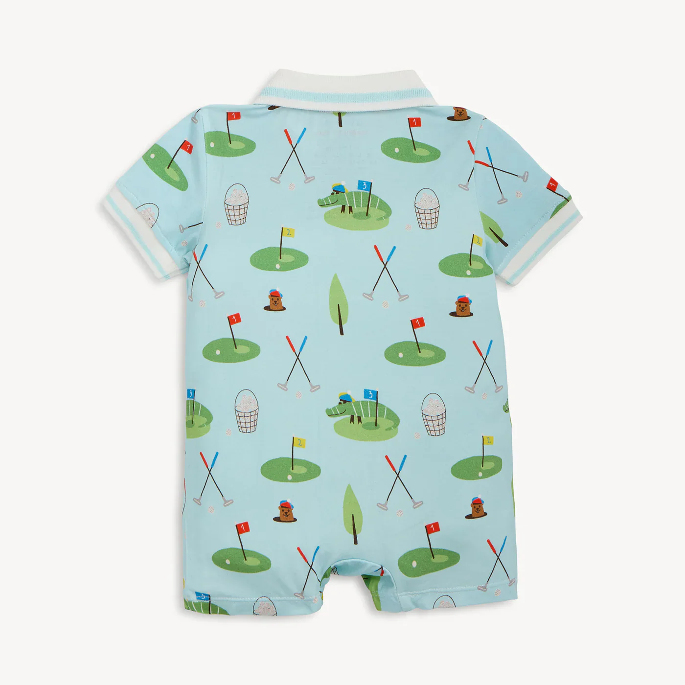 MAGNETIC ME Gopher It Modal Magnetic Polo Romper - Image 3
