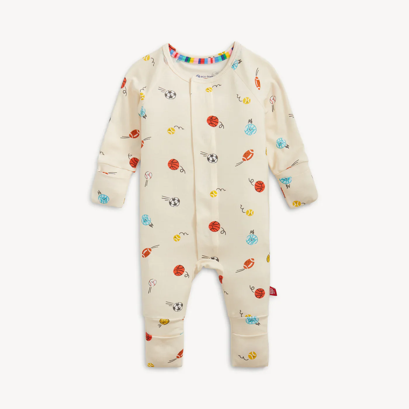 Magnetic Me - Little Baller Modal Magnetic Conv Coverall - Image 3