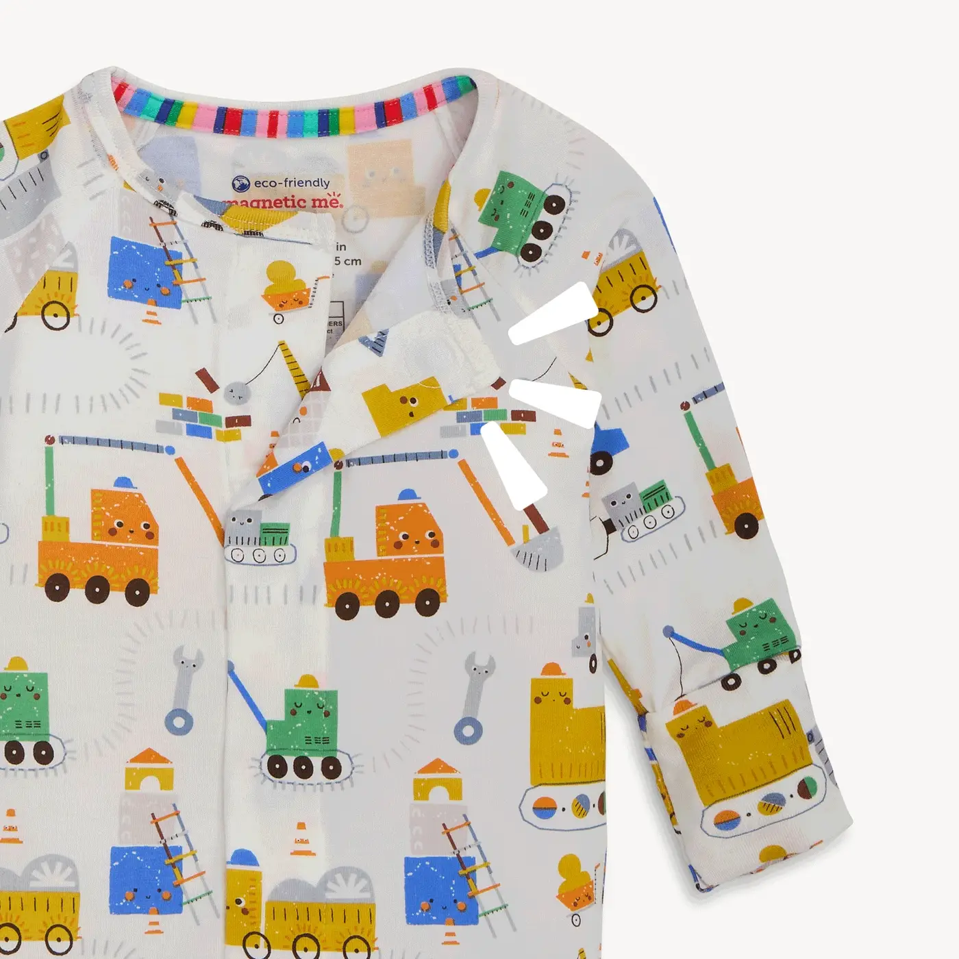 Magnetic Me - Toe Zone 2 Modal Magnetic Convertible Coverall - Image 2
