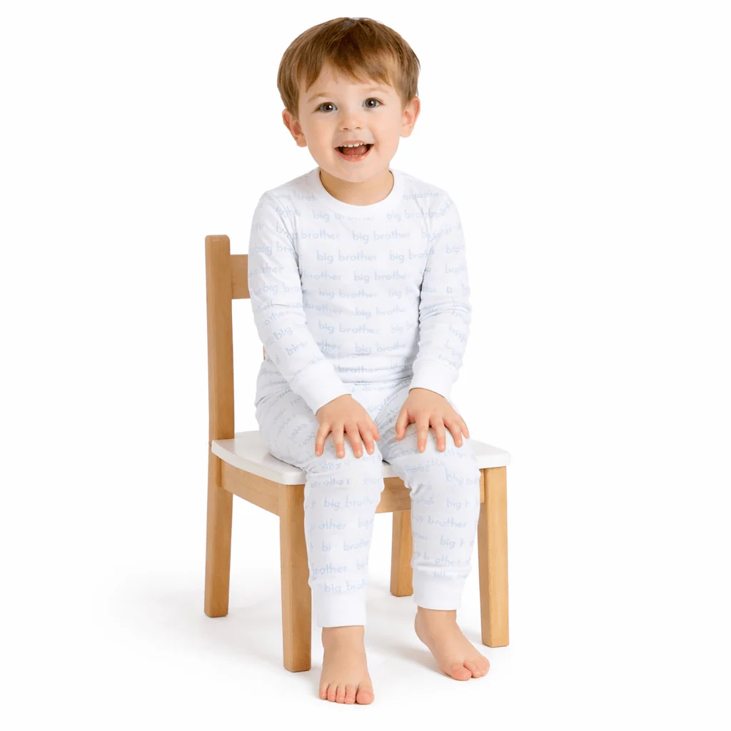 Magnolia Baby Big Brother Print Long Pajamas - Image 5