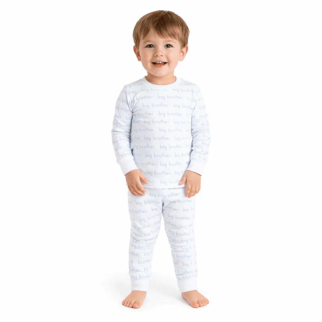 Magnolia Baby Big Brother Print Long Pajamas - Image 7
