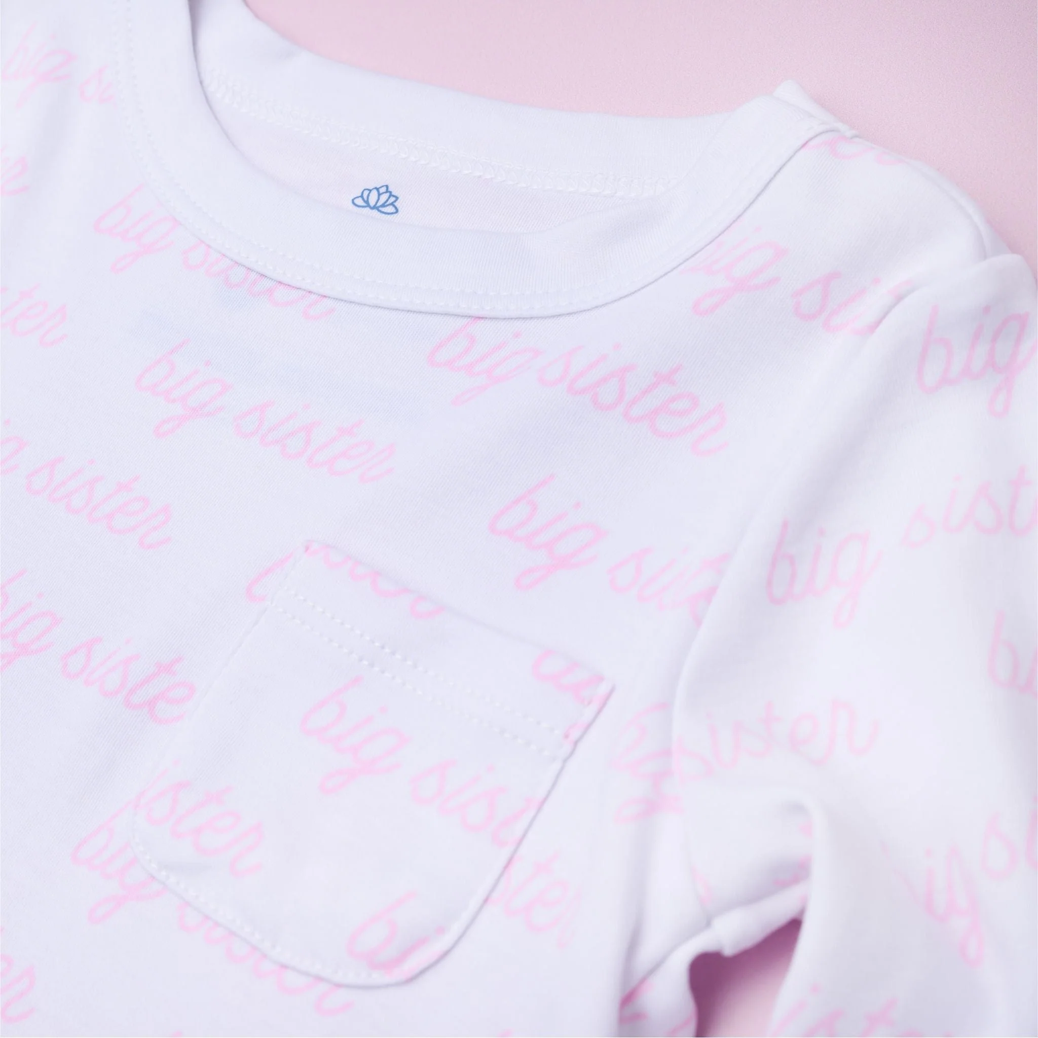 Magnolia Baby Big Sister Print Long Sleeve Nightdress - Image 2