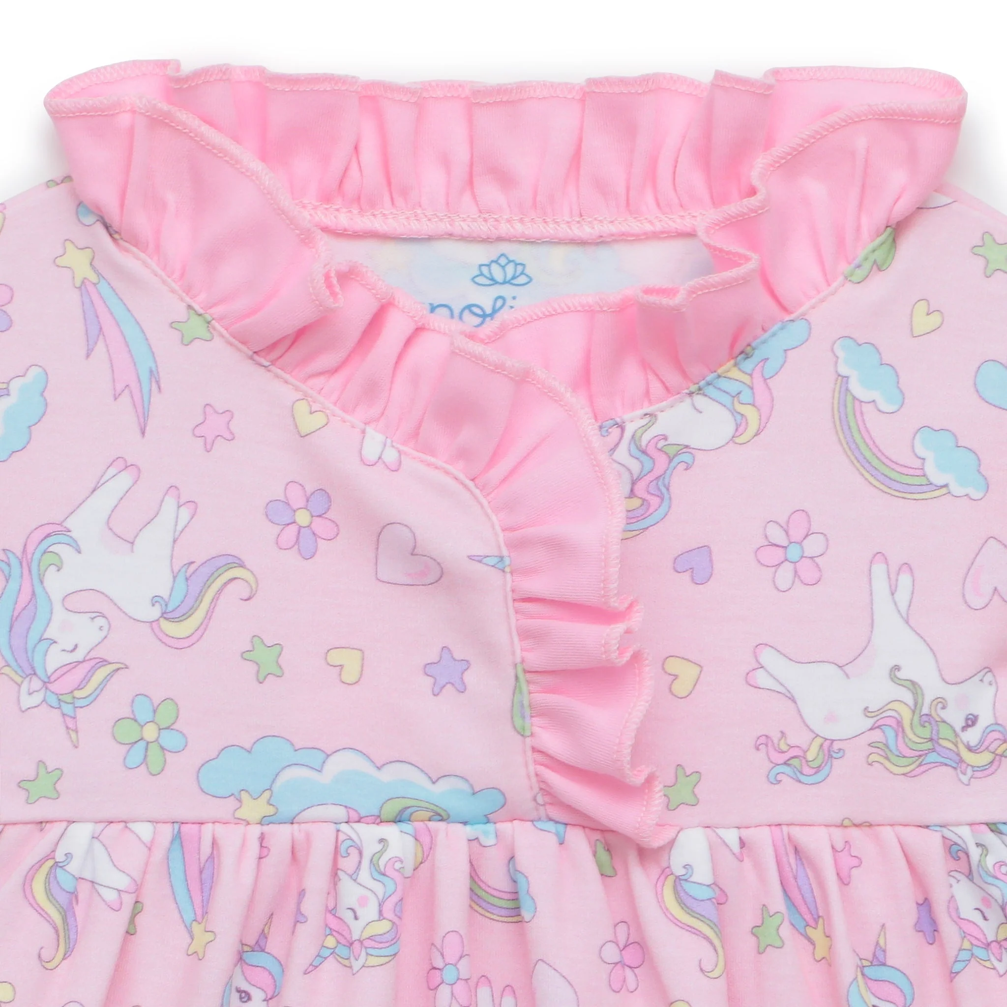 Magnolia Baby Enchanted Unicorns Flutters  Play Dress/ Nightgown - Image 4