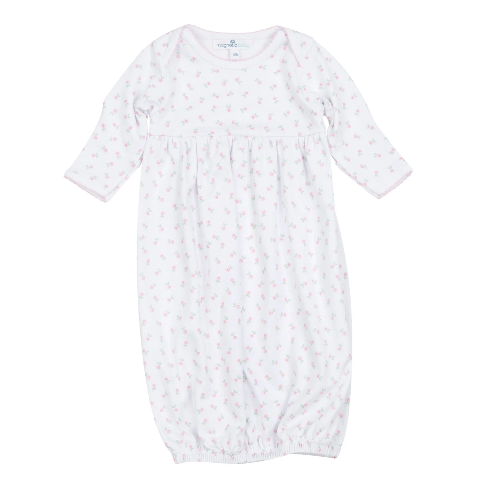 MAGNOLIA BABY Juliette's Classics Print Gathered Gown - Image 2