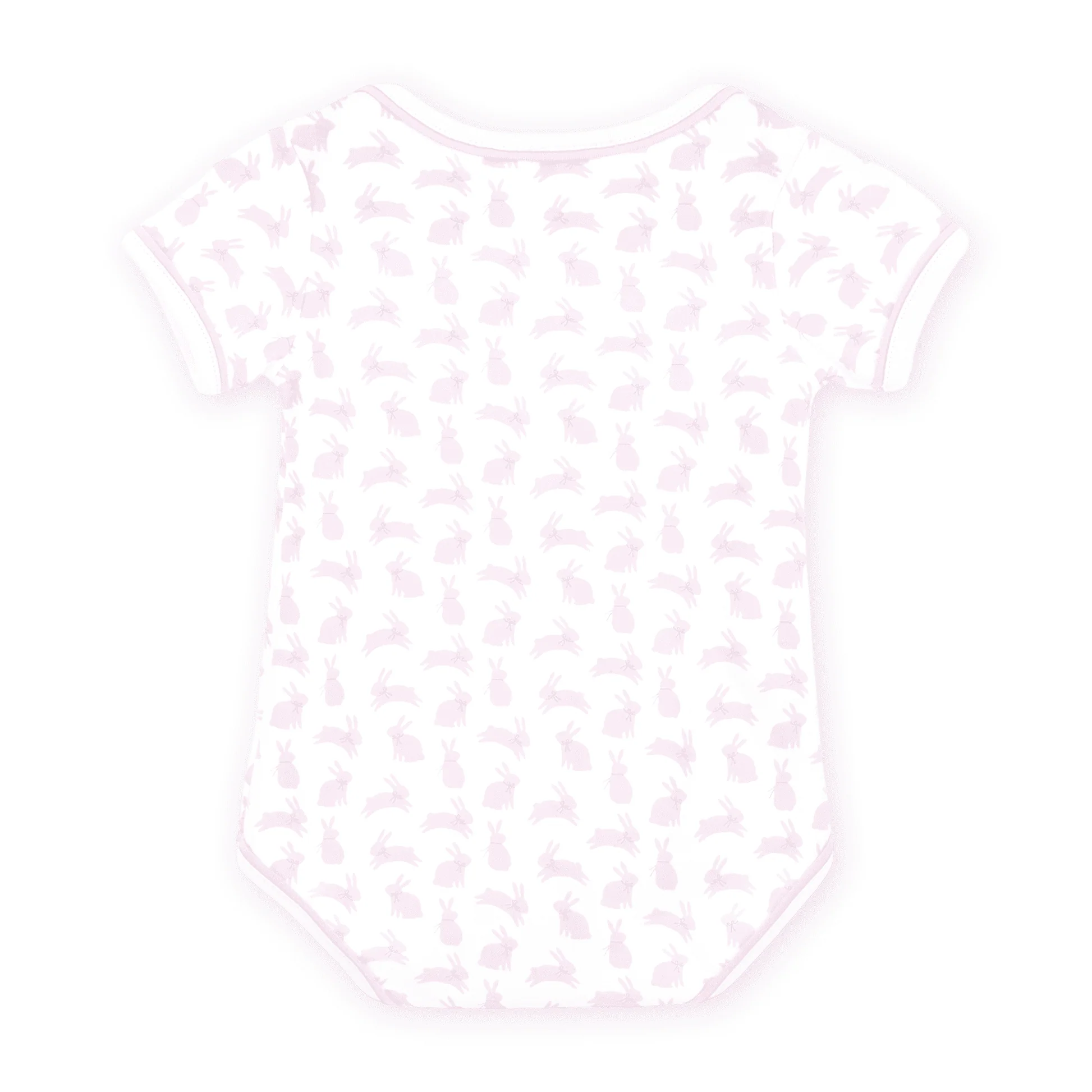 Magnolia Baby Leaping Bunnies Print Bodysuit - Pink - Image 2