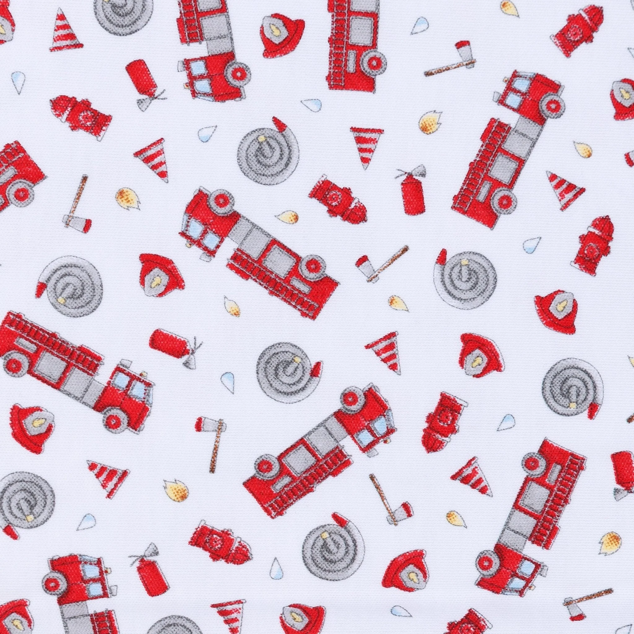 Magnolia Baby "To the Rescue" Print Zip Footie - Image 2