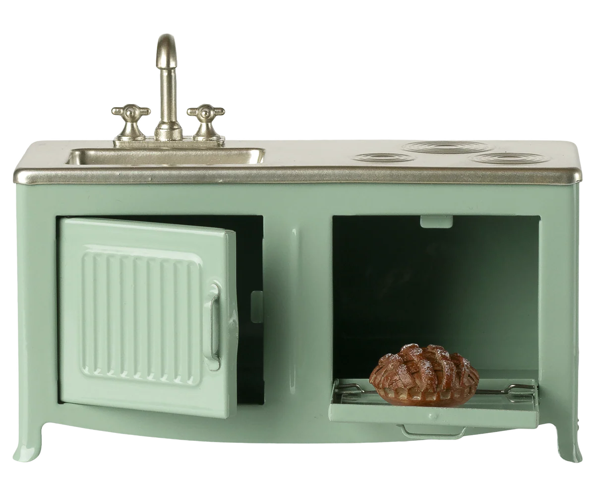 Maileg Kitchen, Mouse - Mint - Image 3