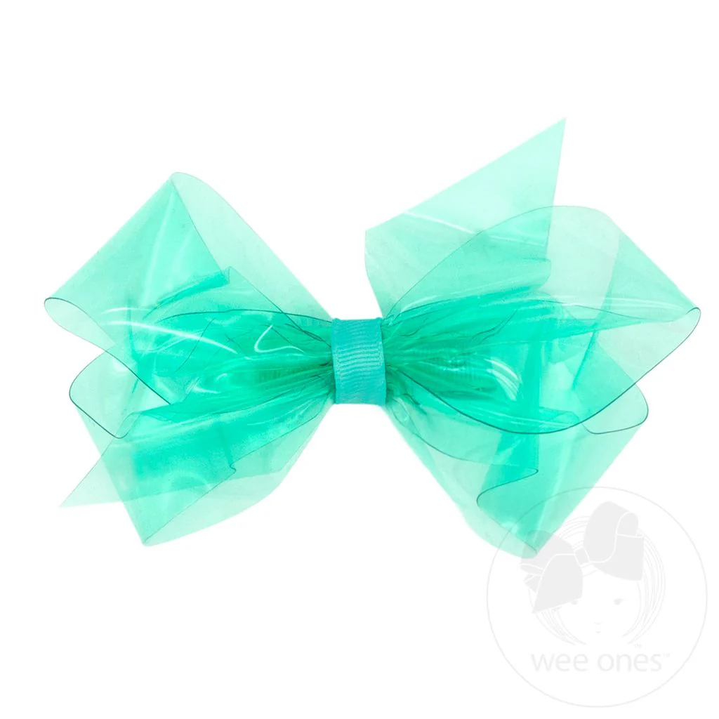 Medium WeeSplash Colored Swim Bow with Plain Wrap - Image 8