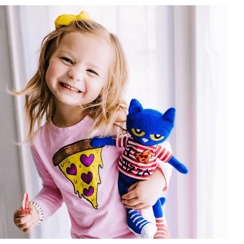 MerryMakers Pete the Cat Pizza Party Plush And Hardcover Book Set - Image 2