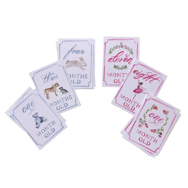 Monthly Milestone Card Set: Pink - Image 2