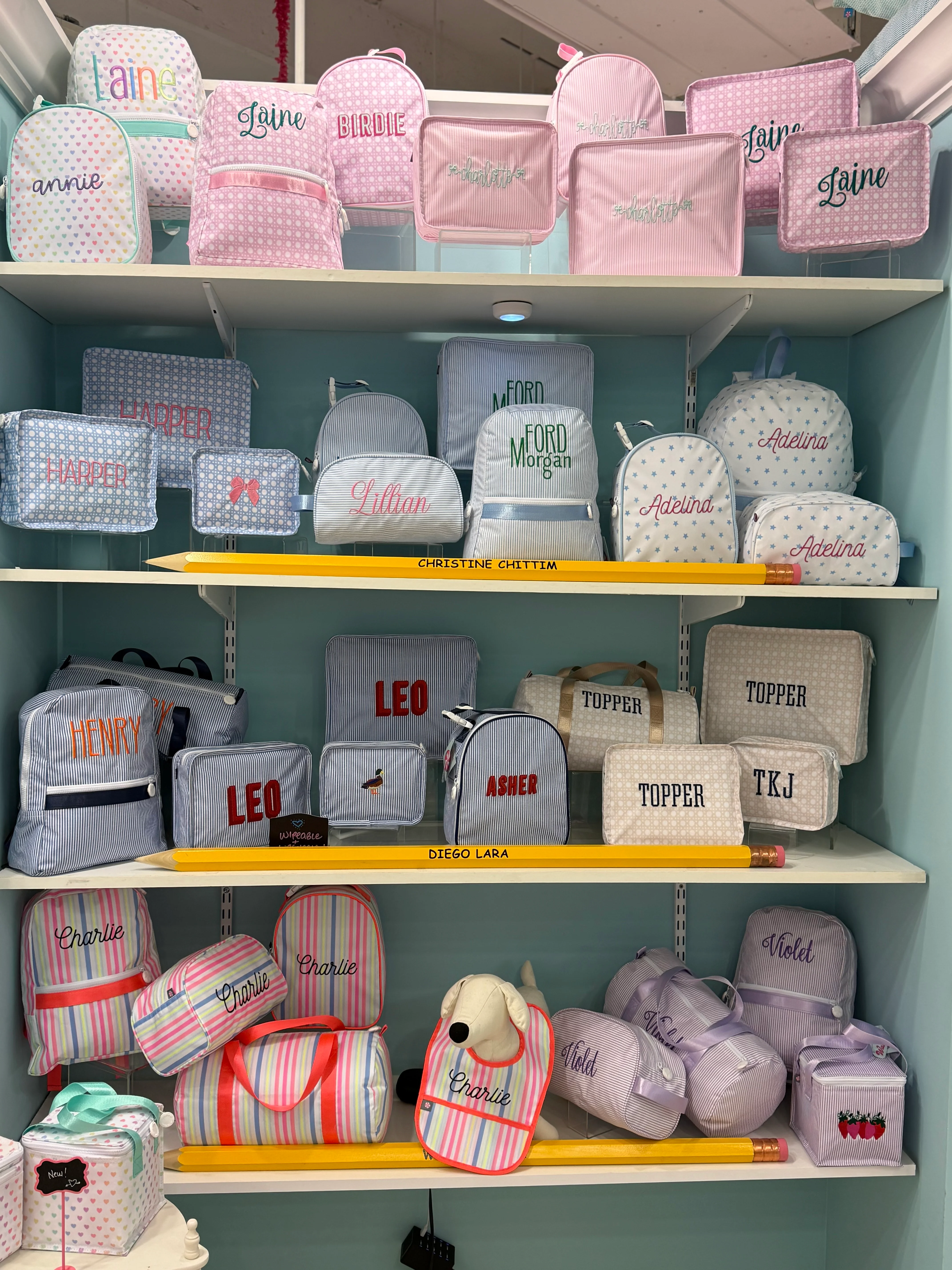 Oh! Mint Preppy Stripes Duffells, Bibs, and Totes - Image 14