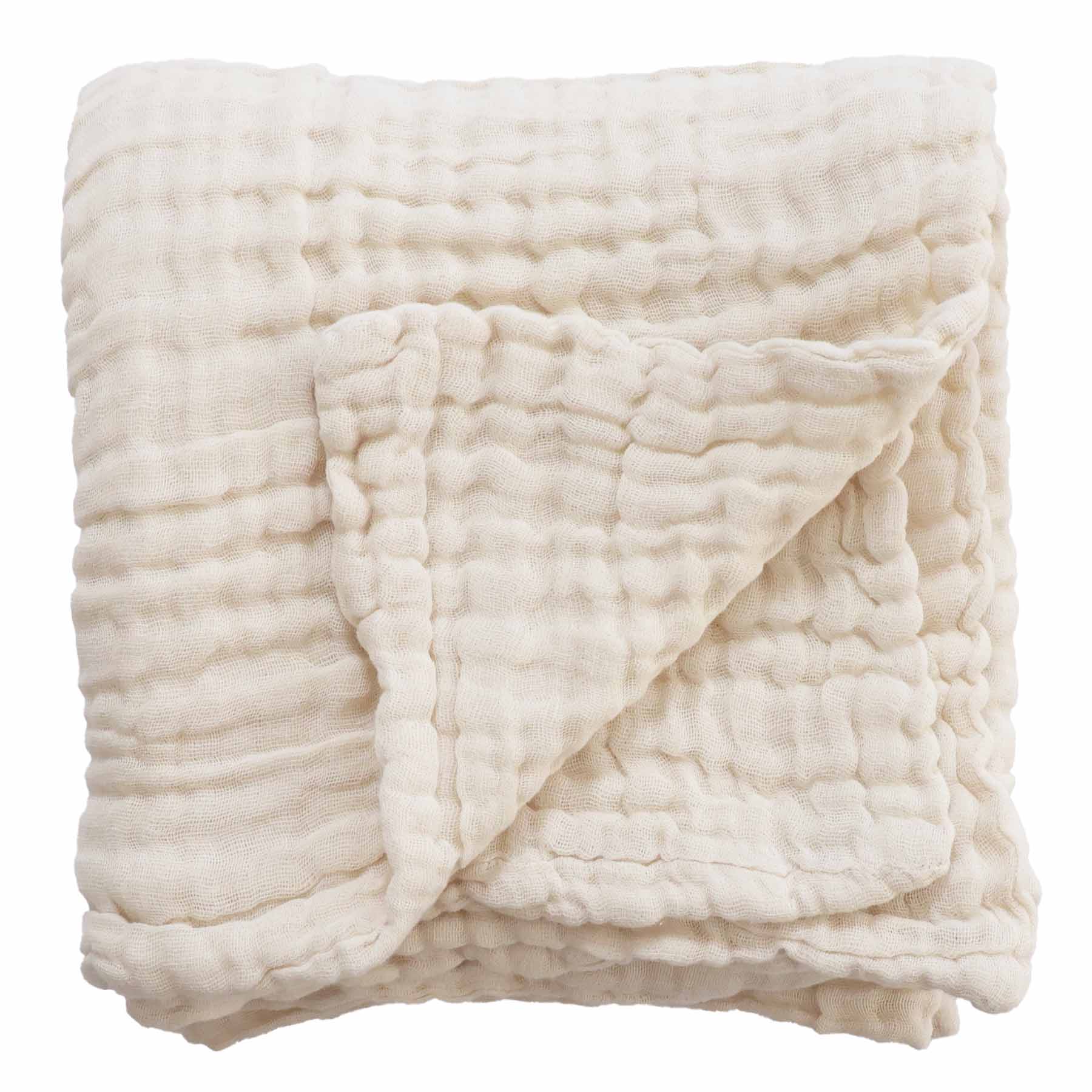 Organic Cotton Gauze Swaddle Blankets: Primrose - Image 3