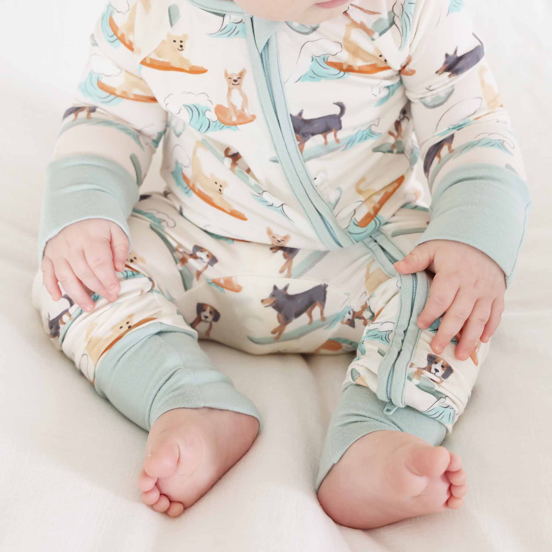 Paddle Pups Convertible Zip Romper: 3-6 months - Image 10