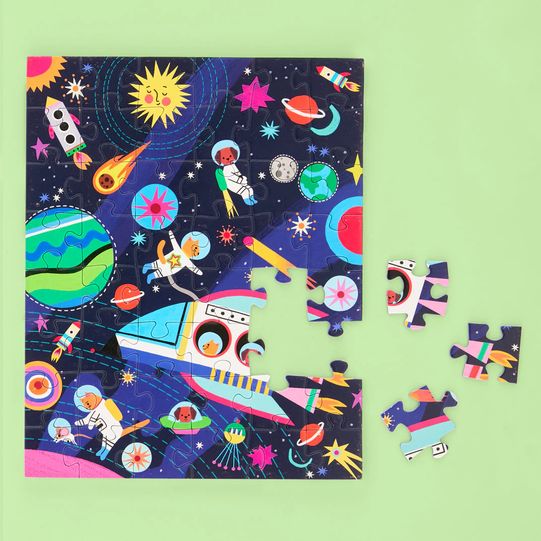 Pets In Space 48 Piece Puzzle Snax - Image 3