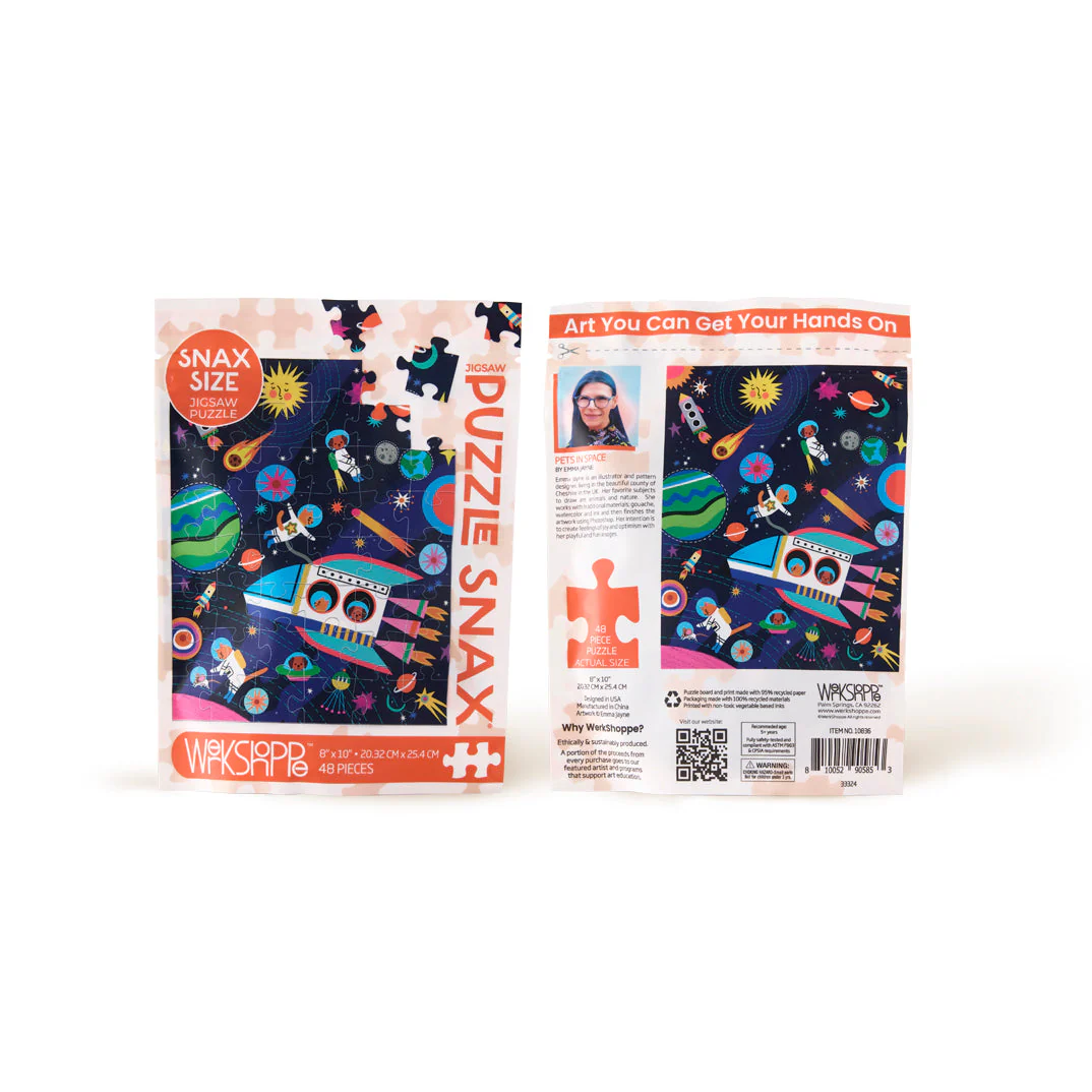Pets In Space 48 Piece Puzzle Snax - Image 4