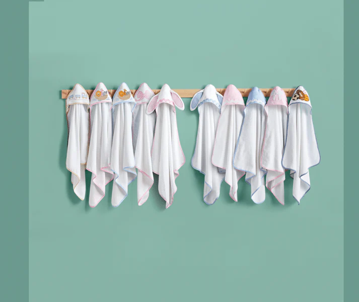 Pink Bunny Hooded Towel - Image 2