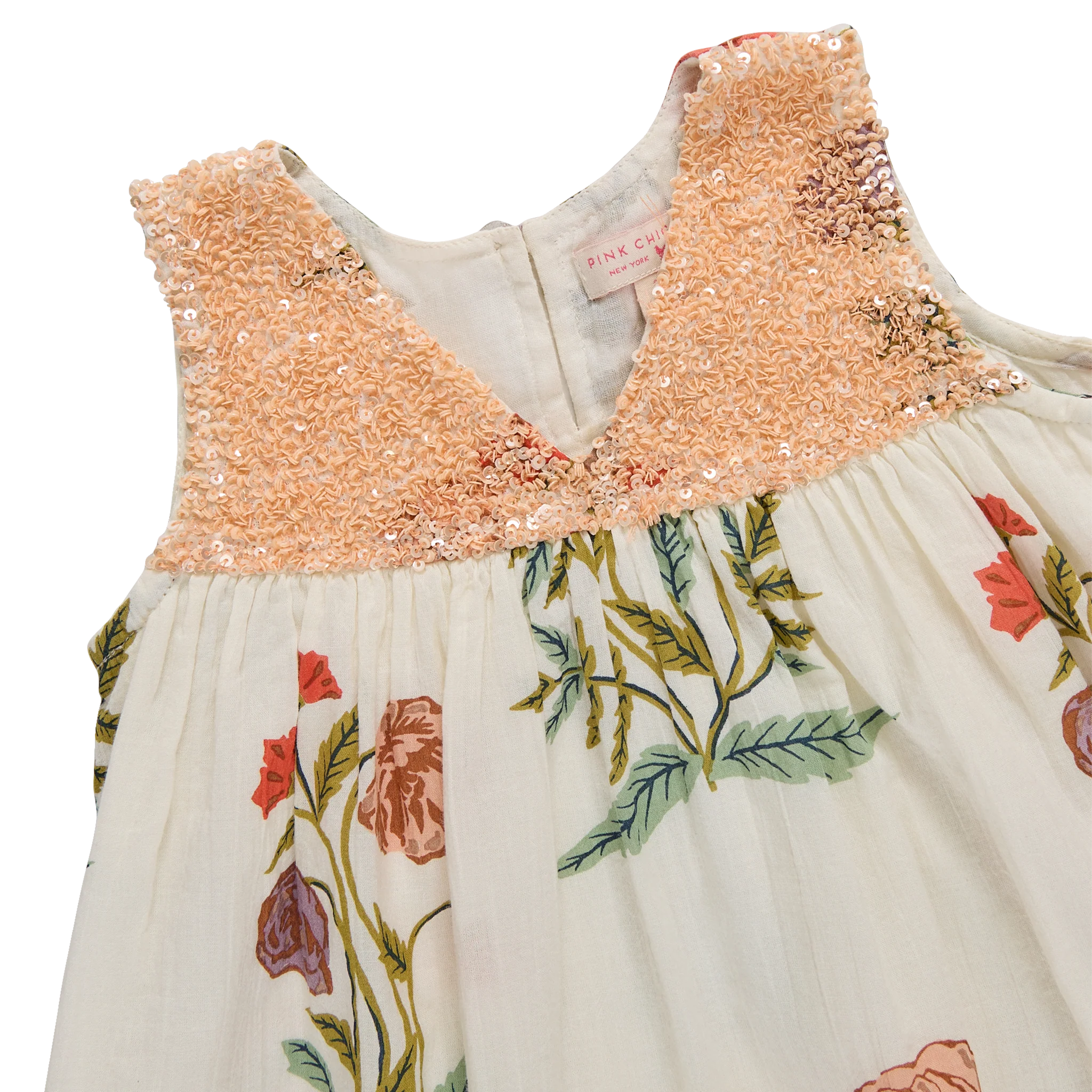 Pink Chicken - Girls Courtney Dress - Rosewick Poppy - Image 3