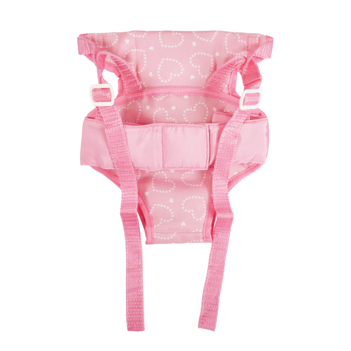 Pink Hearts Fabric Carrier - Image 3