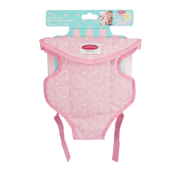 Pink Hearts Fabric Carrier - Image 5