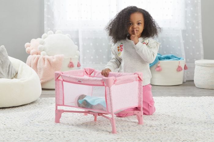 Pink Hearts Pack and Play - Image 6