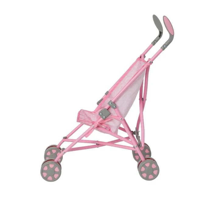 Pink Hearts Umbrella Stroller - Image 3
