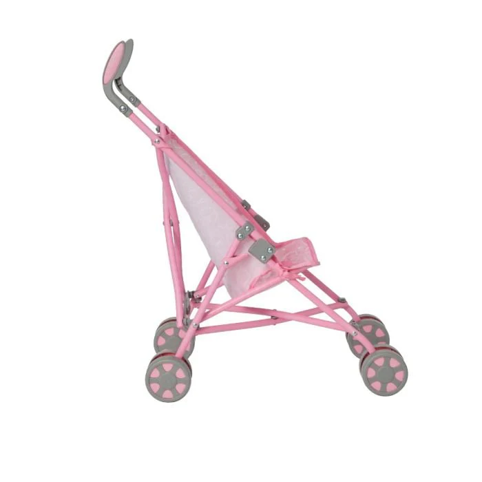 Pink Hearts Umbrella Stroller - Image 4