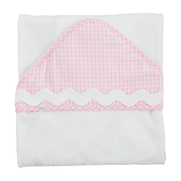 Pink Ric-Rac Hooded Towel - Image 2