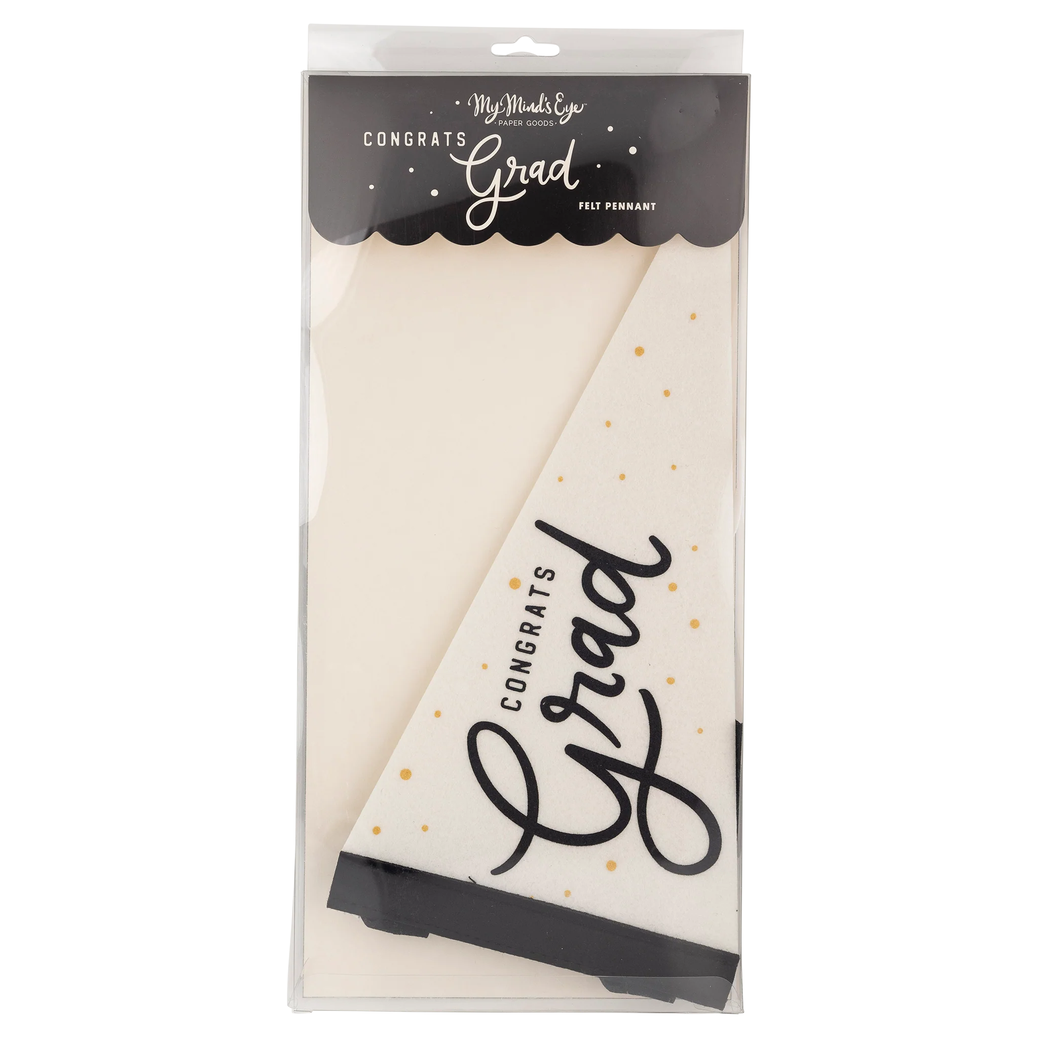 PLHB123 - Congrats Grad Felt Pennant Banner - Image 3