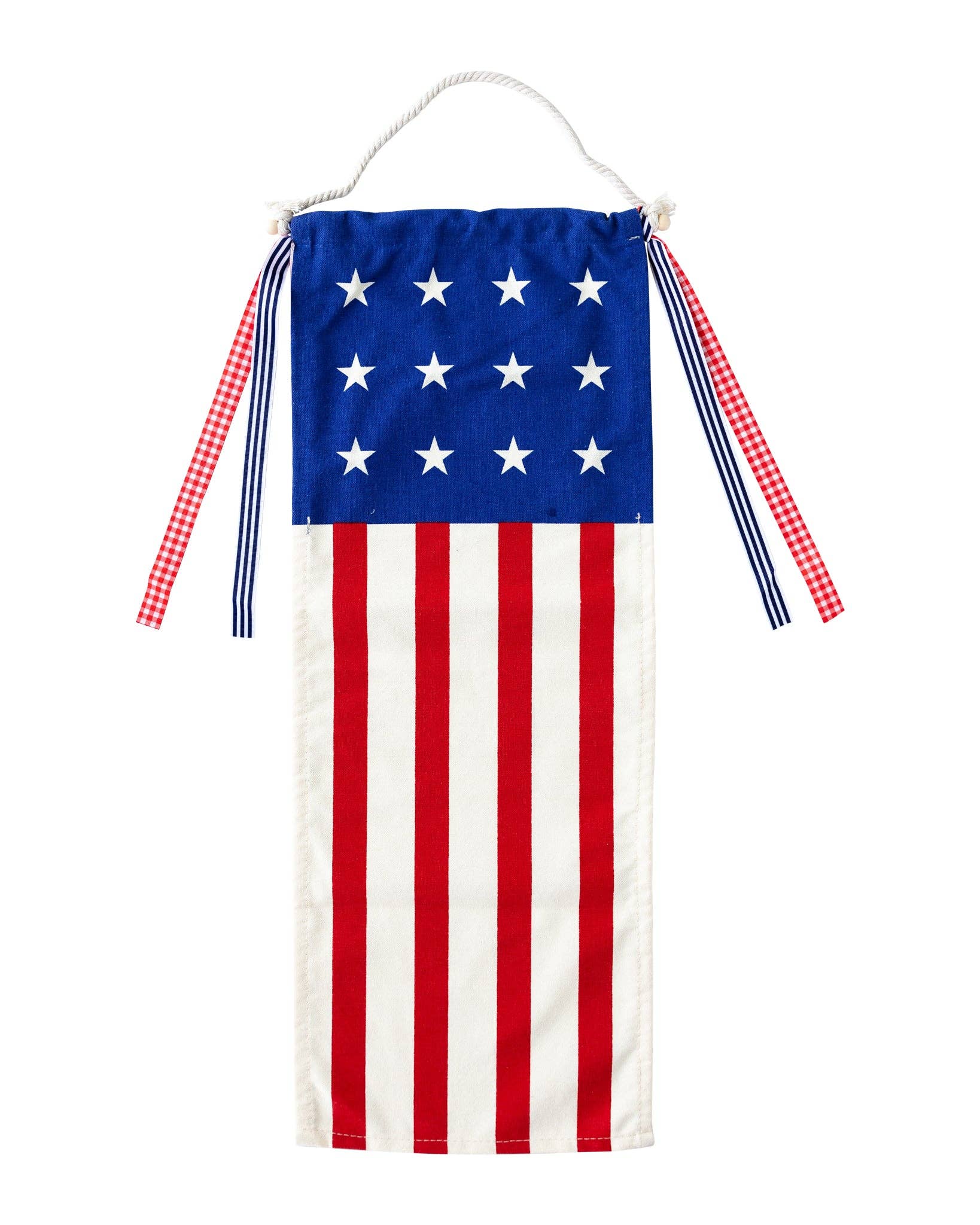 PLHB72 -  USA Flag Canvas Hanging Banner - Image 2