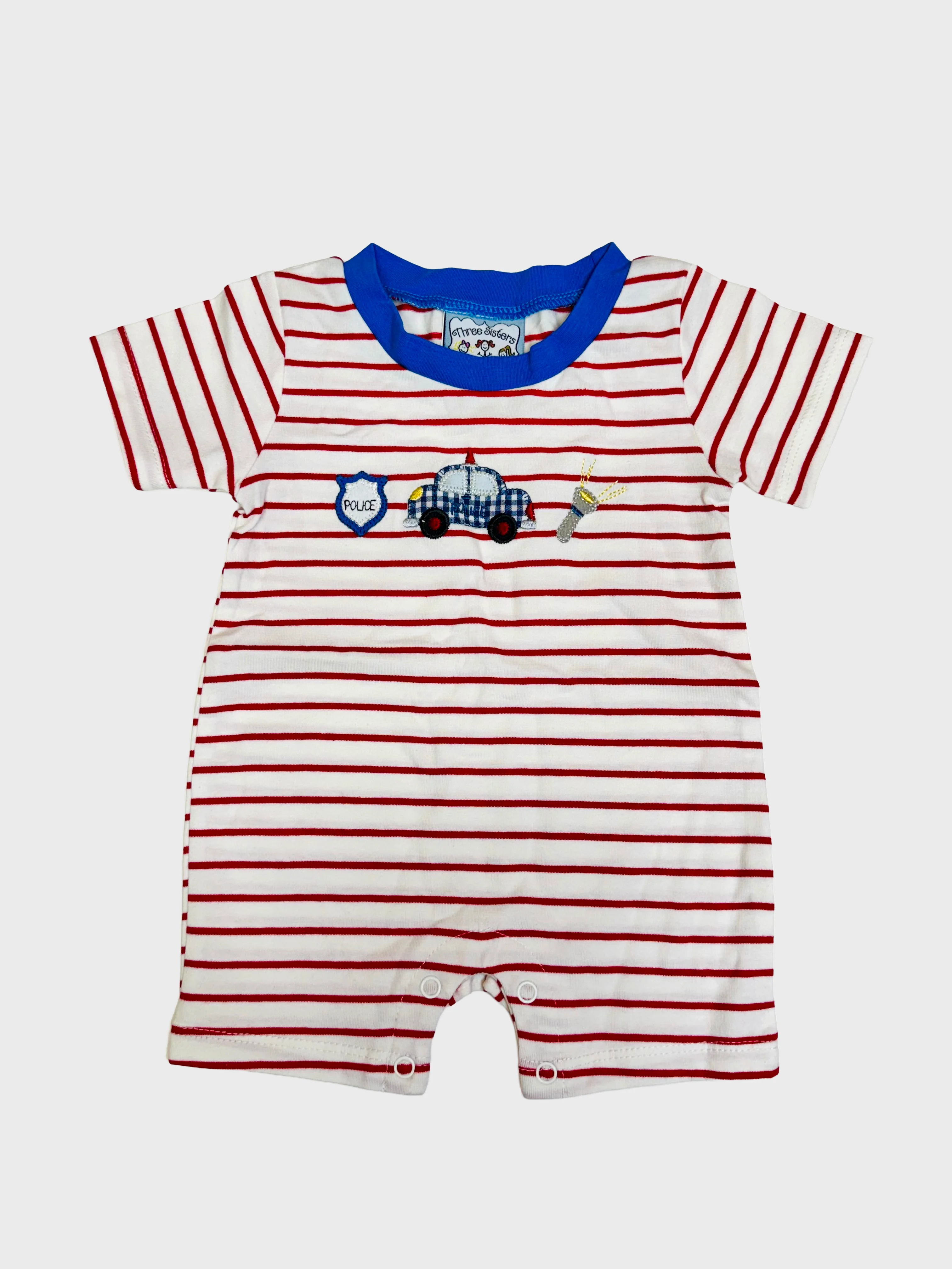 Police Appliqué Romper - Image 2