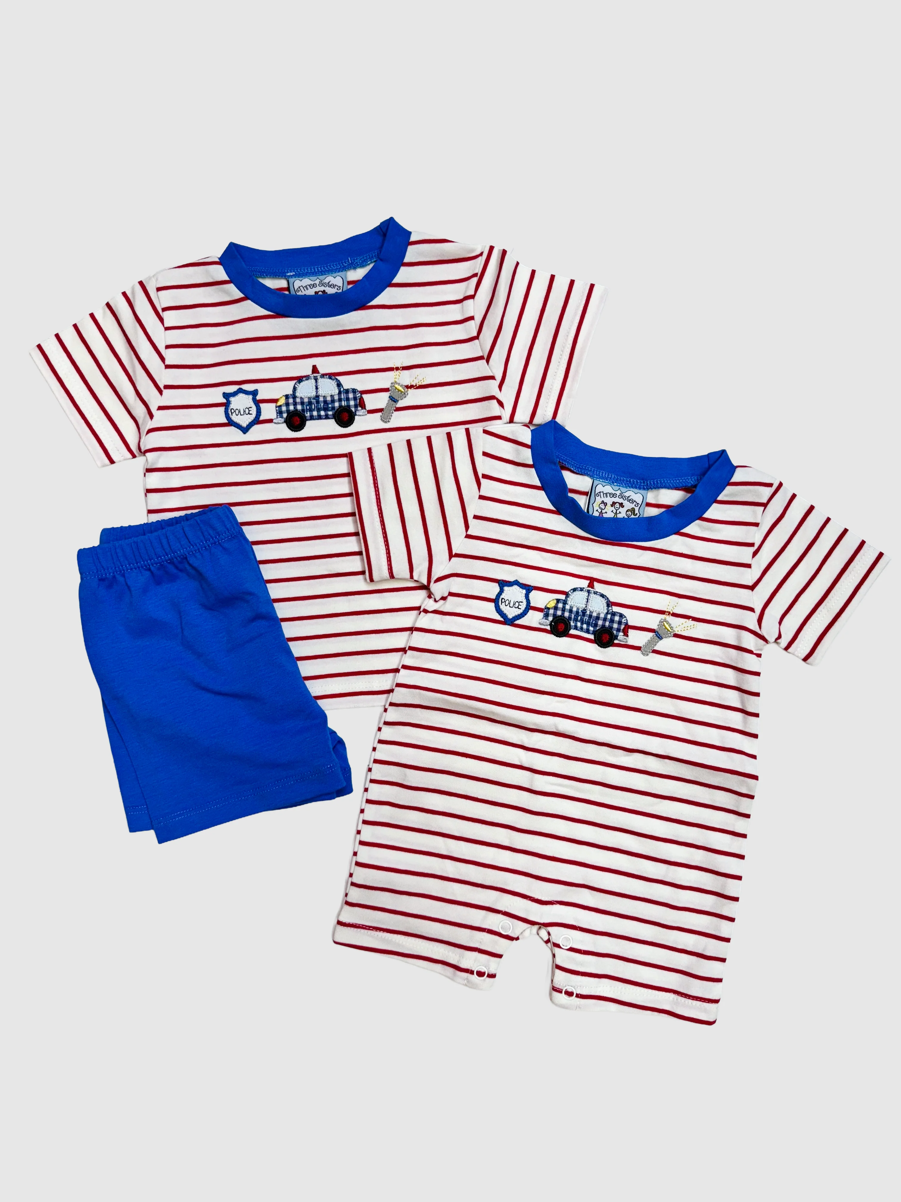 Police Appliqué Romper - Image 3