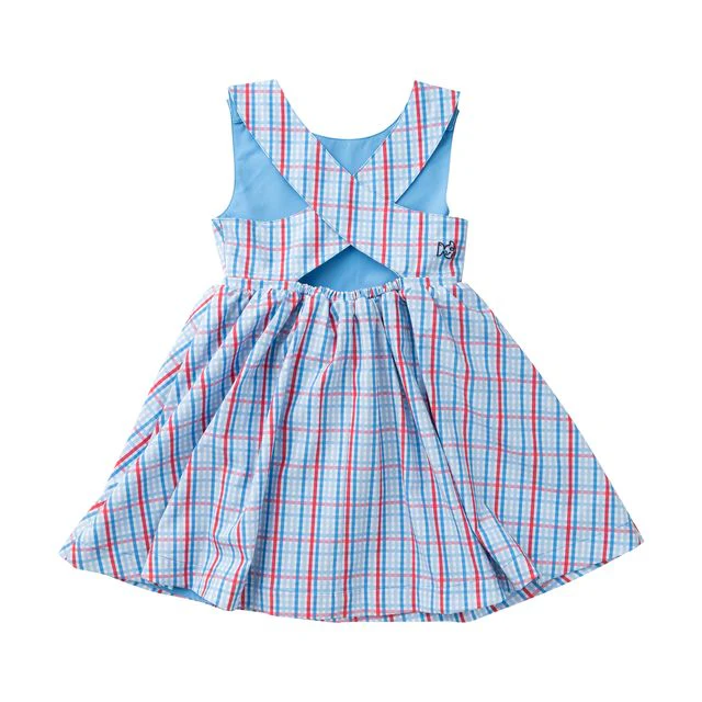 PRODOH Girls' Crisscross Back Dress - Image 2