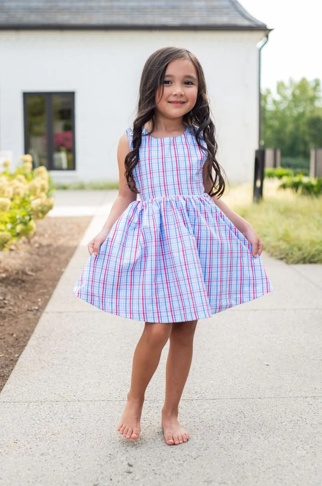 PRODOH Girls' Crisscross Back Dress - Image 3