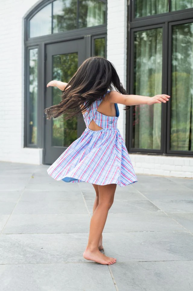 PRODOH Girls' Crisscross Back Dress - Image 4