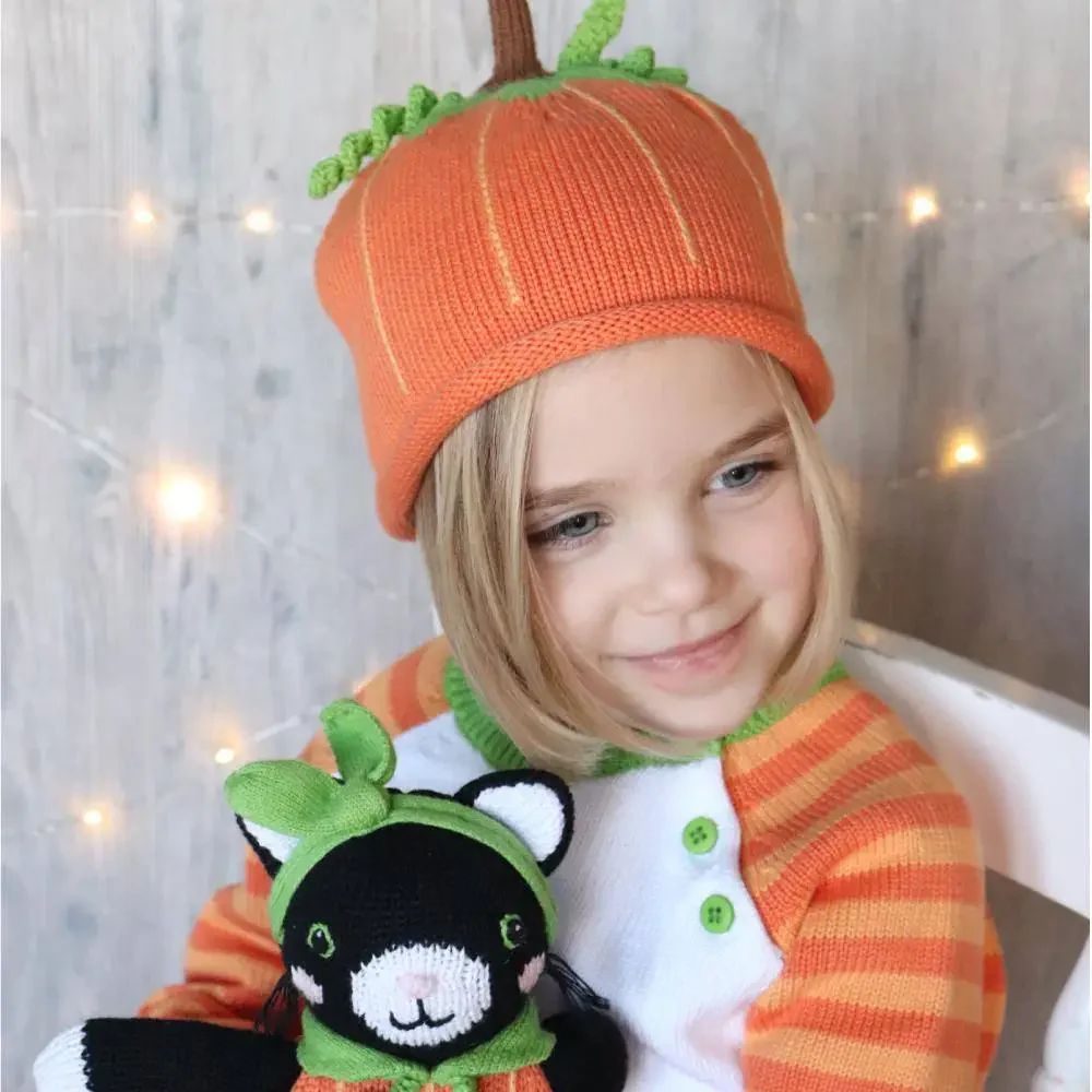 Pumpkin Knit Hat - Image 3